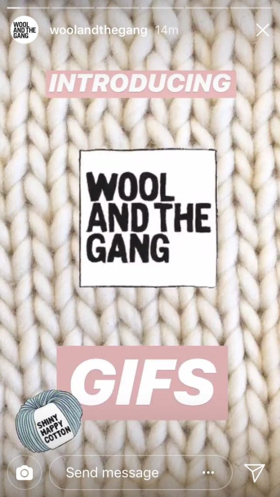Wool And The Gang - Social Media GIF Launch